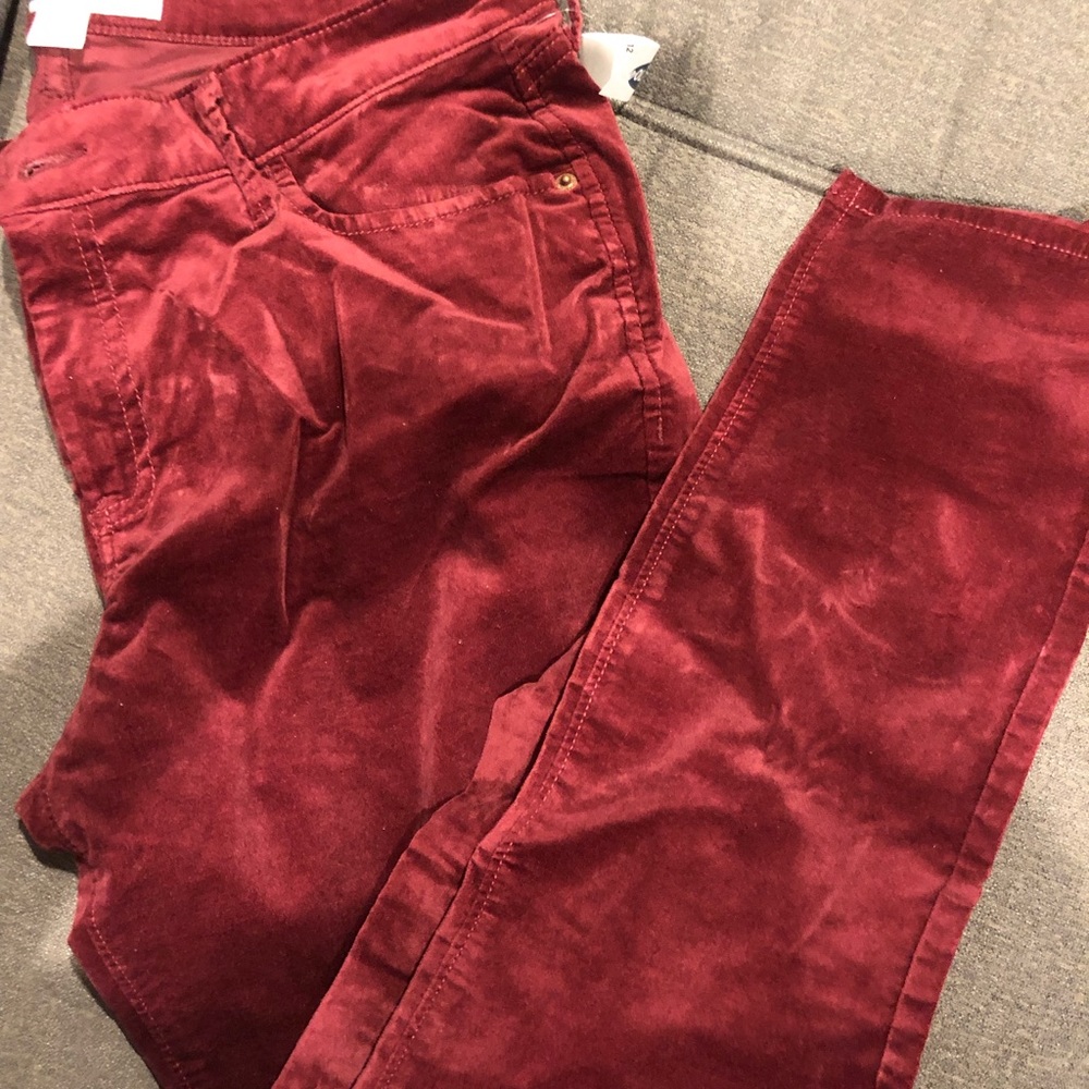 Old Navy Rockstar Super Skinny Velvet Pants Size 12